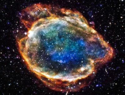 Supernova G299 New research confirms the role Type Ia supernovae, like G299 pictured above, play in measuring universe expansion. <i>Courtesy of NASA</i>