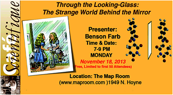 Picture: Cafe Scientifique: Benson Farb, Through the Looking Glass: The Strange World Behind the Mirror