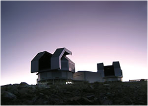 The twin Magellan telescopes at Chiles Las Campanas Observatory.