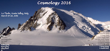 Picture: Rencontres de Moriond - Cosmology 2016
