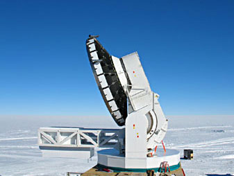 Picture: John Carlstrom, The South Pole Telescope