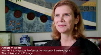 Angela V. Olinto, KICP senior member Homer J. Livingston Professor, Astronomy & Astrophysics