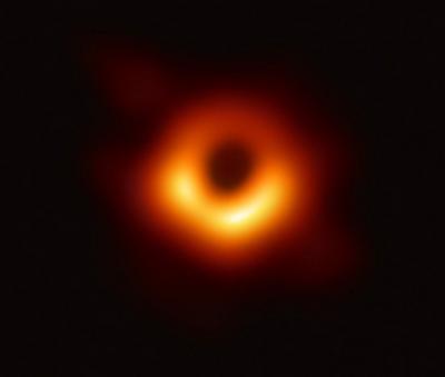 The first image ever captured of a black hole. <i>Courtesy of EHT Collaboration</i>