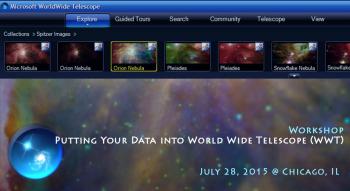 Picture: Putting Your Data into World Wide Telescope (WWT)