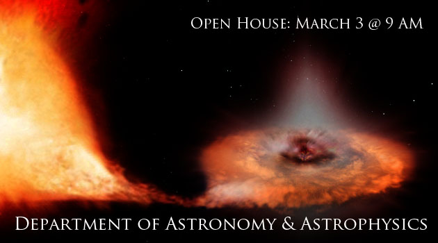 Picture: Open House: Department of Astronomy & Astrophysics