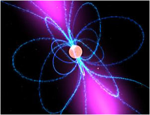 Pulsars may unleash high-energy cosmic rays.  <i>Image: NASA/Goddard Space Flight Center Conceptual Image Lab</i>