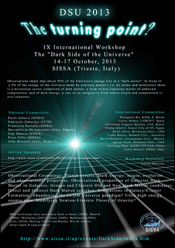 Picture: Dark Side of the Universe 2013, IX International Workshop