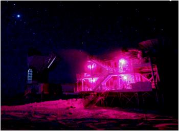 Picture: Adler After Dark: Bradford Benson, Unveiling the Dark Universe with the South Pole Telescope